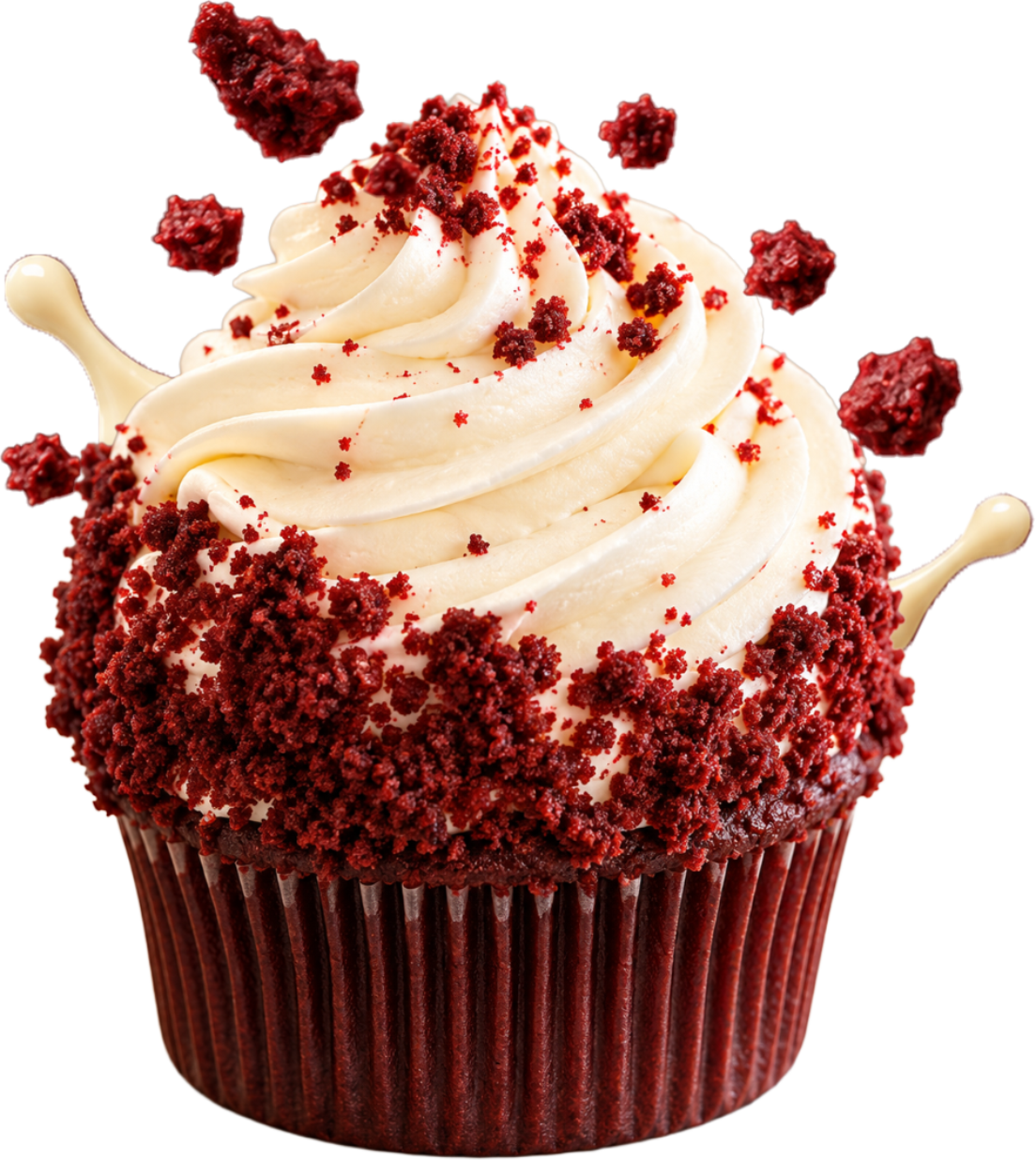 Red Velvet Loaded Cupcake
